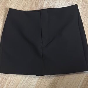 Zara Black Mini Skort